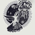 The hummingbird and the flower